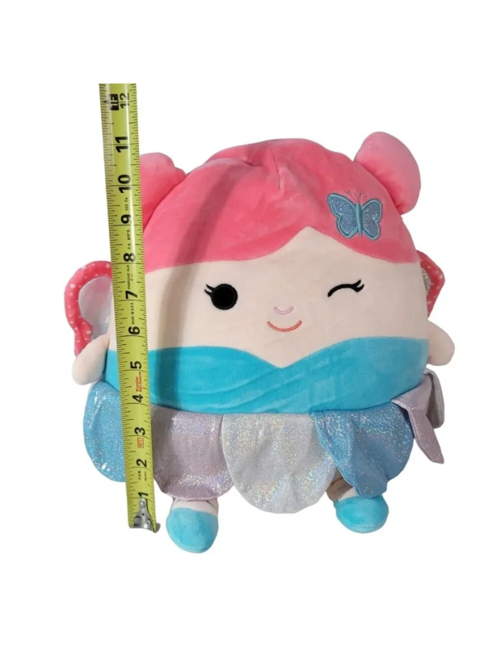 Squishmallows Maxine The Fairy Plush Winking Wings Pink Hair 11